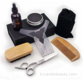 Kit di toelettatura della barba professionale per uomini